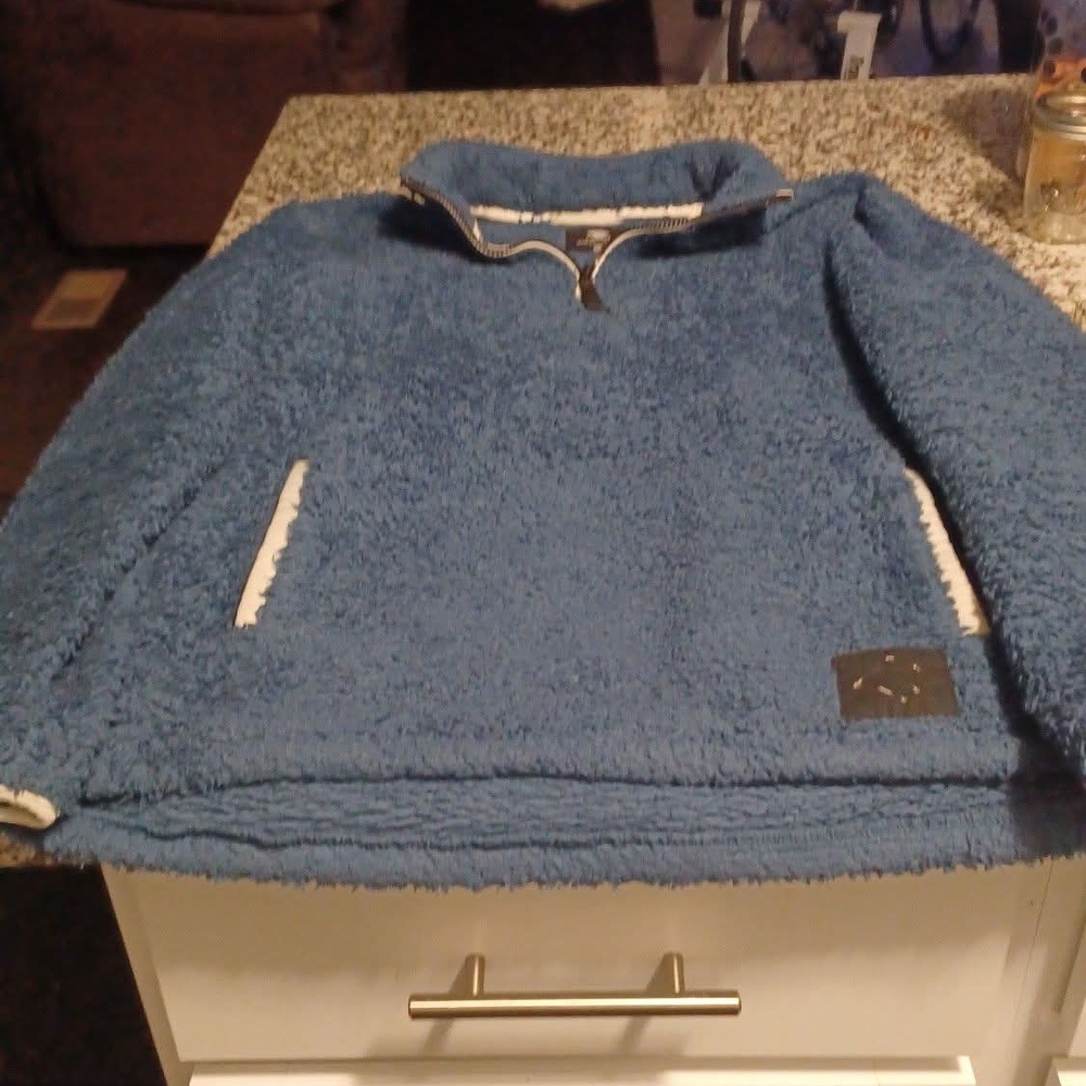 Cozy Blue Fleece Women's Sweatshirt